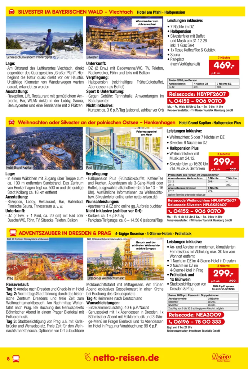 Netto-Reisen Prospekt vom 27.08.2026, Seite 8