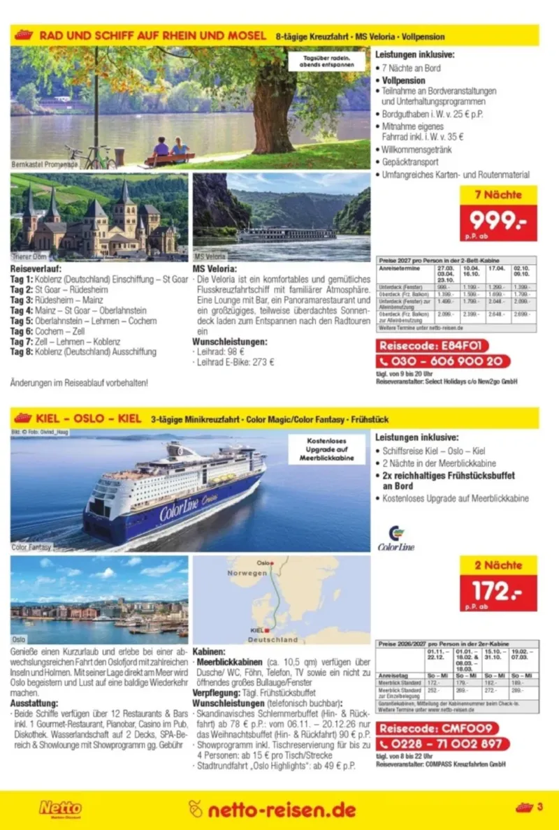 Netto-Reisen Prospekt vom 28.09.2026, Seite 3