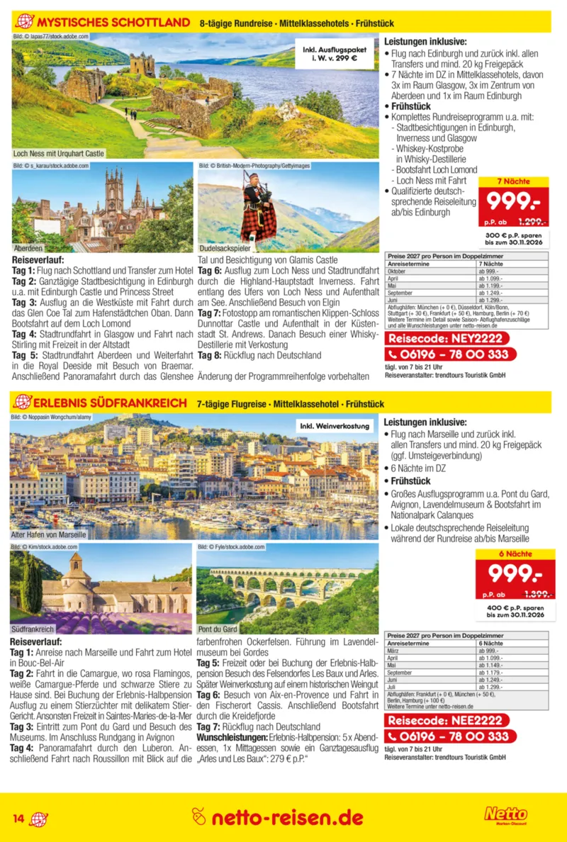 Netto-Reisen Prospekt vom 15.10.2026, Seite 14