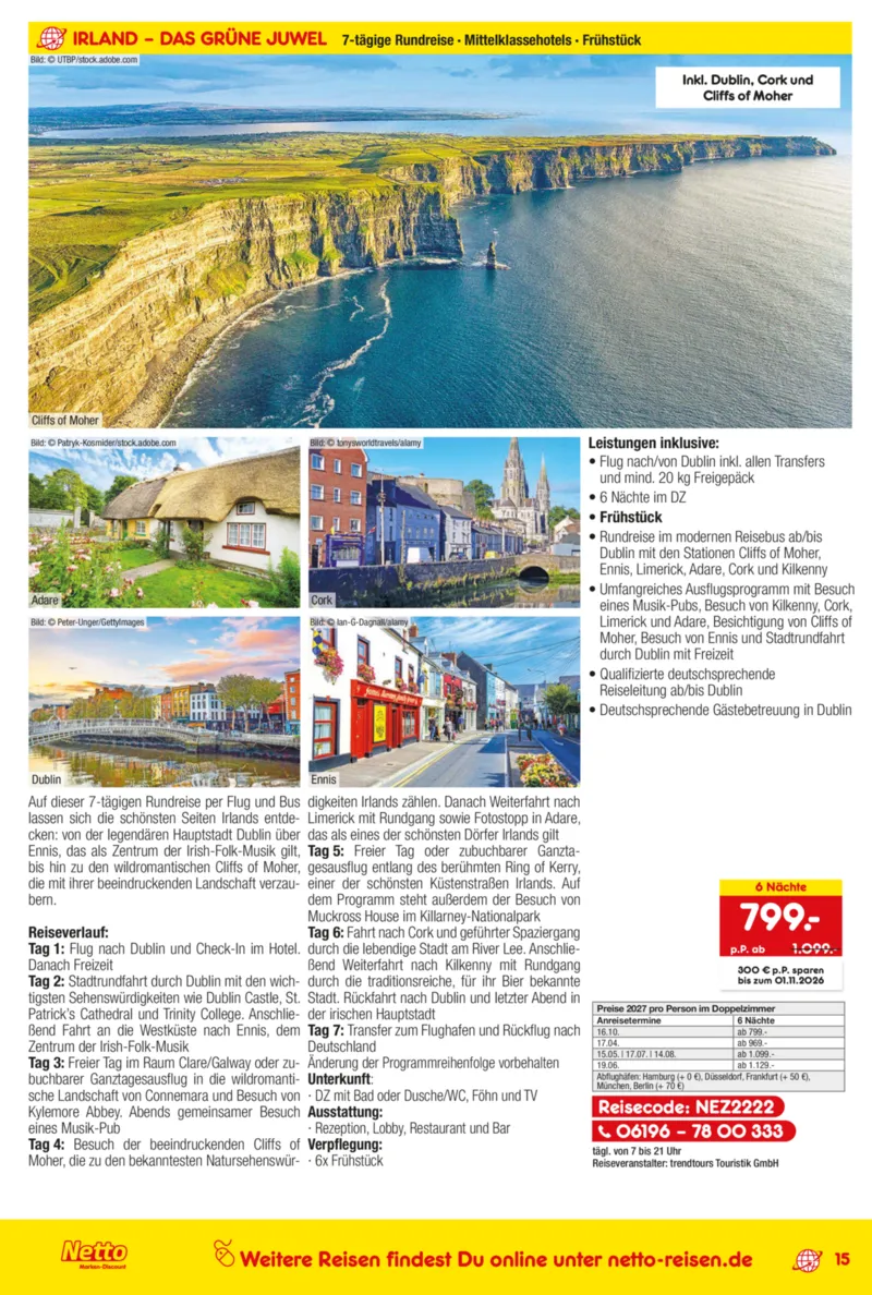Netto-Reisen Prospekt vom 15.10.2026, Seite 15