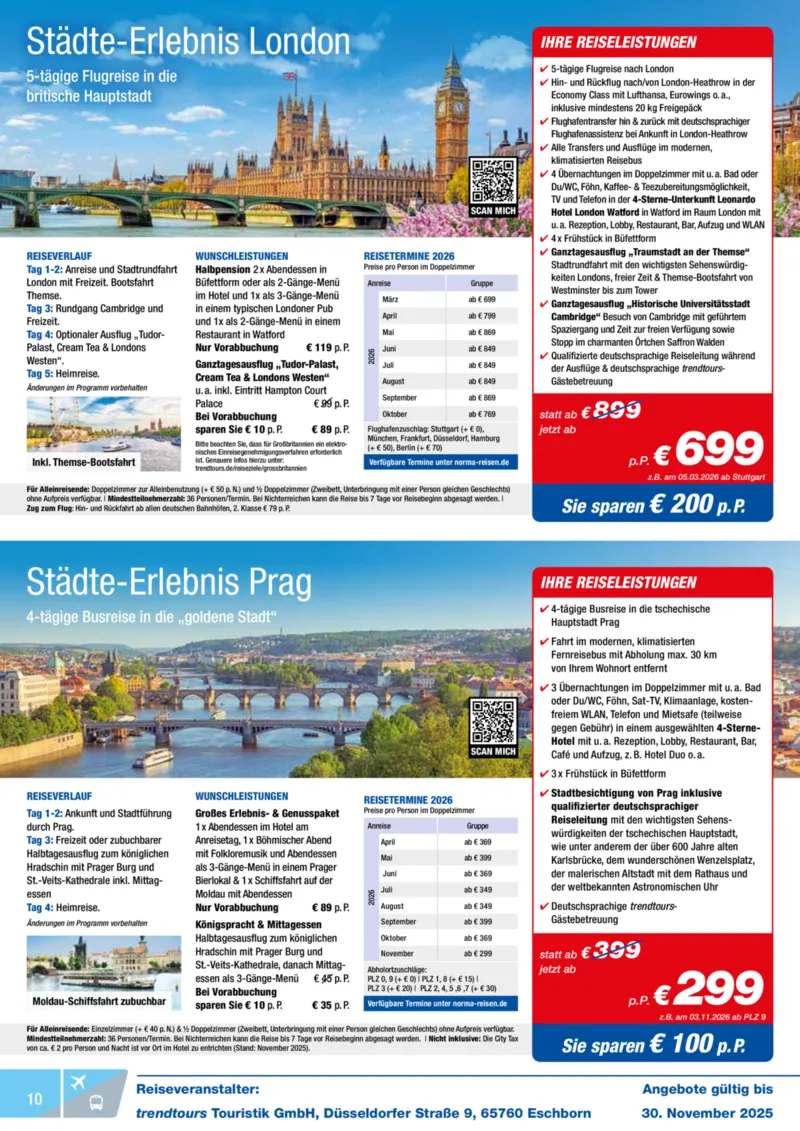 Norma-Reisen Prospekt vom 01.11.2025, Seite 10