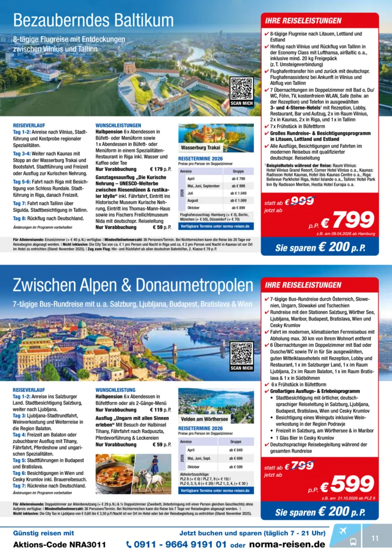 Norma-Reisen Prospekt vom 01.11.2025, Seite 11