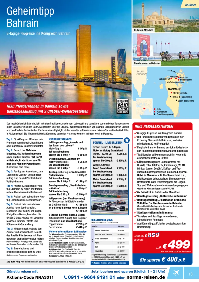 Norma-Reisen Prospekt vom 01.11.2025, Seite 13