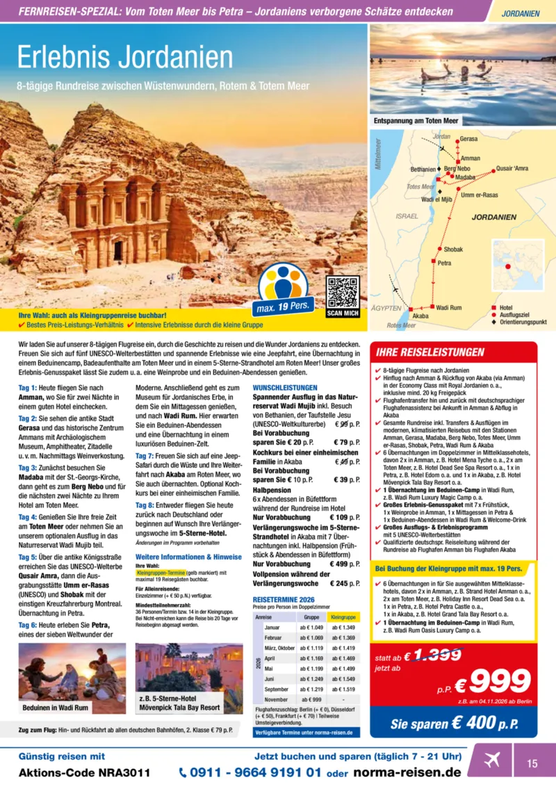 Norma-Reisen Prospekt vom 01.11.2025, Seite 15