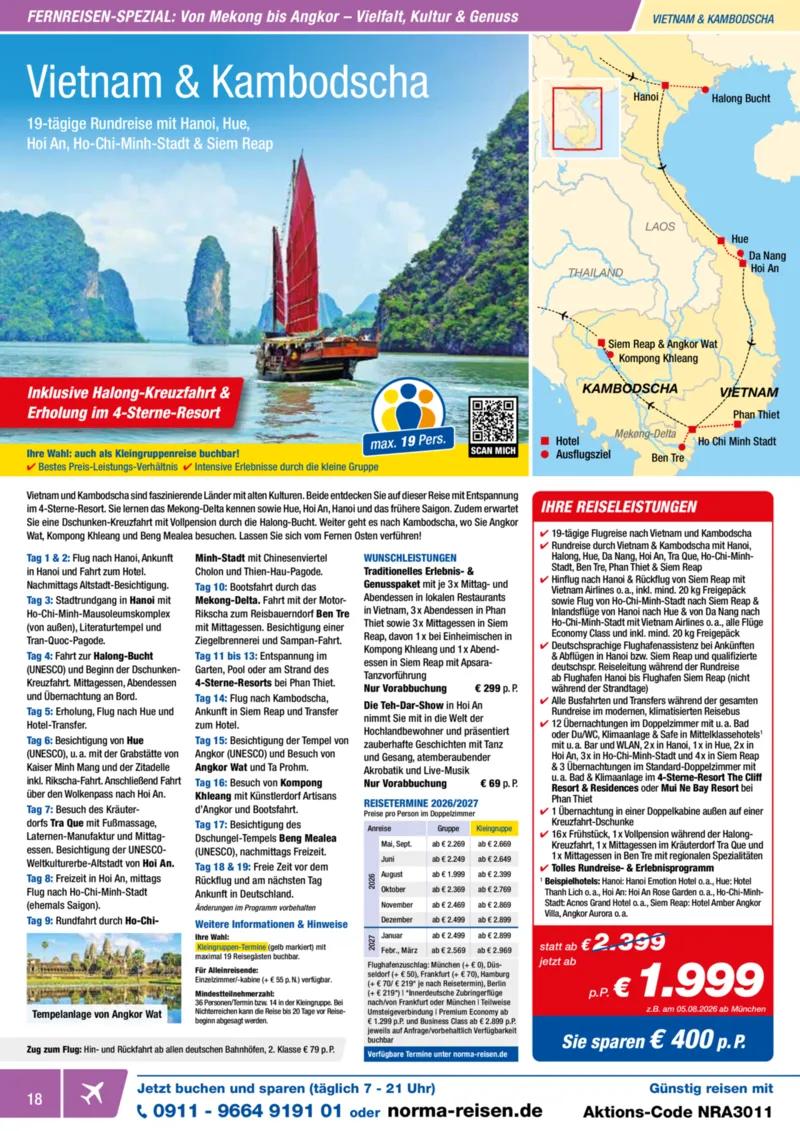 Norma-Reisen Prospekt vom 01.11.2025, Seite 18