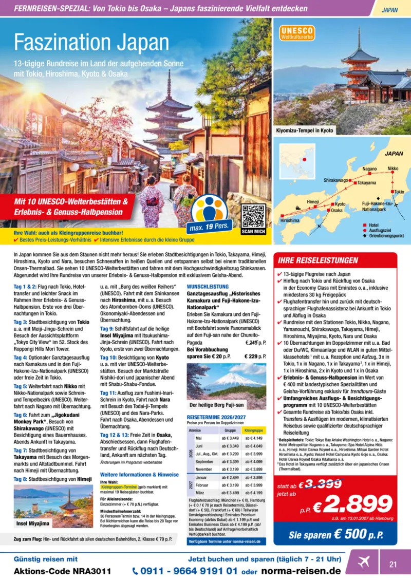 Norma-Reisen Prospekt vom 01.11.2025, Seite 21