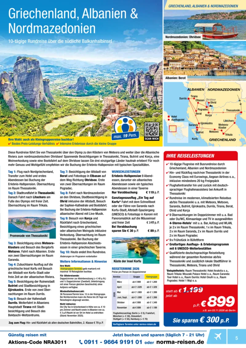 Norma-Reisen Prospekt vom 01.11.2025, Seite 5