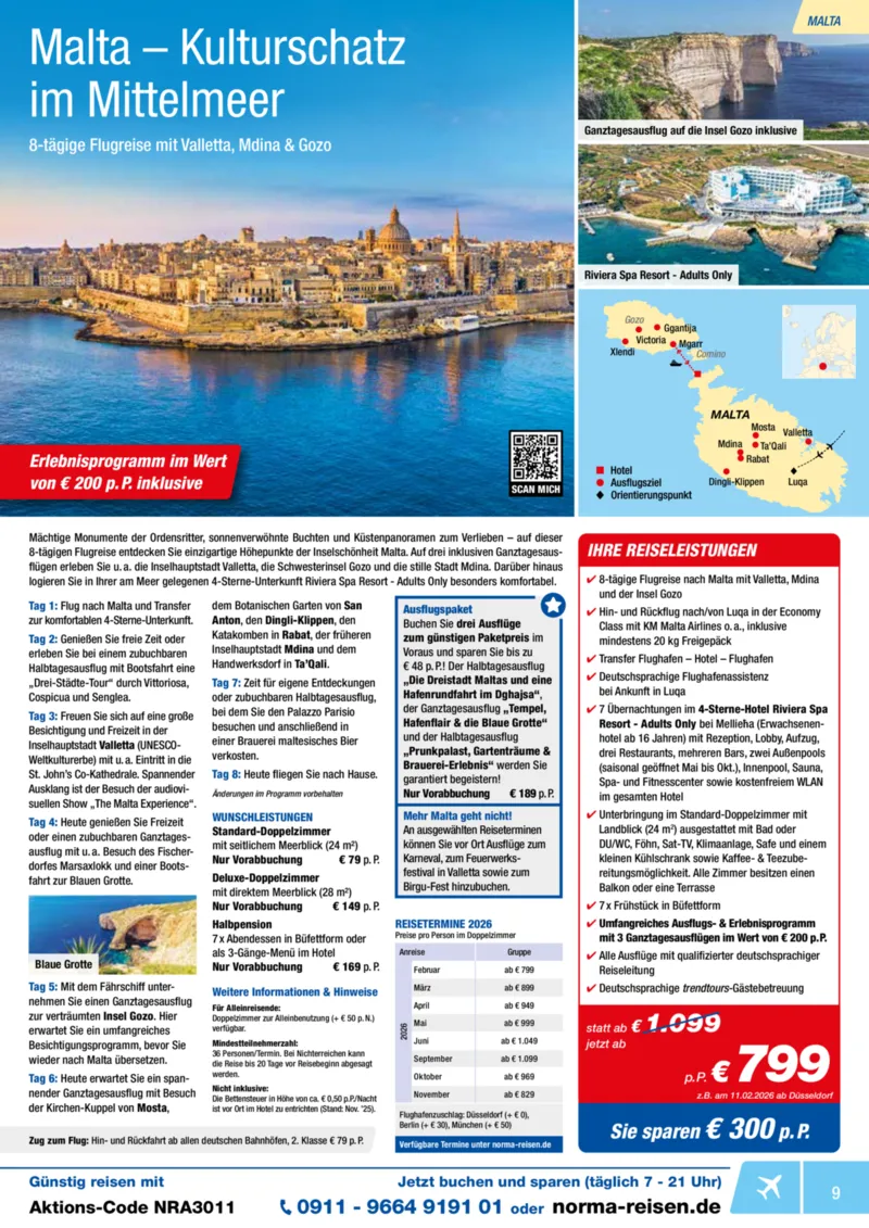Norma-Reisen Prospekt vom 01.11.2025, Seite 9