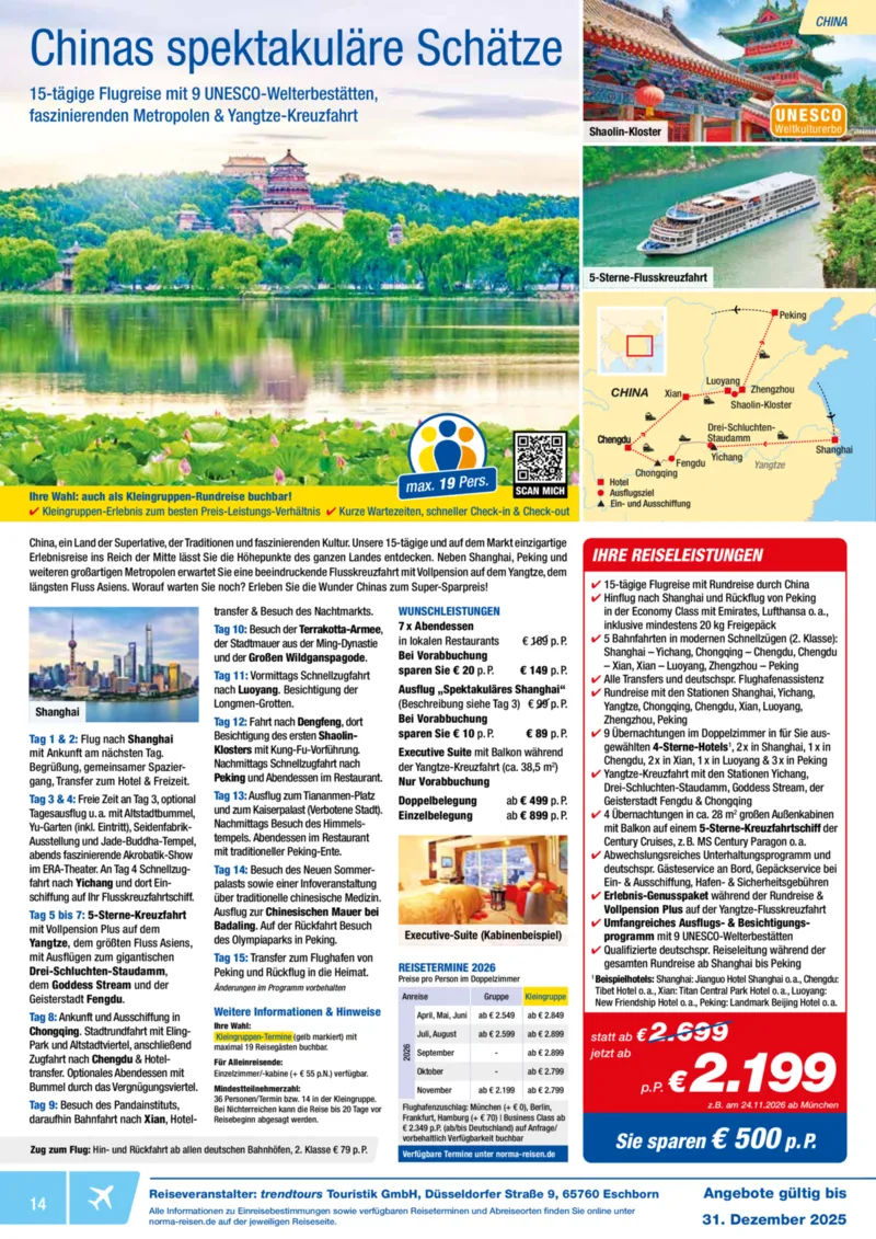 Norma-Reisen Prospekt vom 01.12.2025, Seite 14