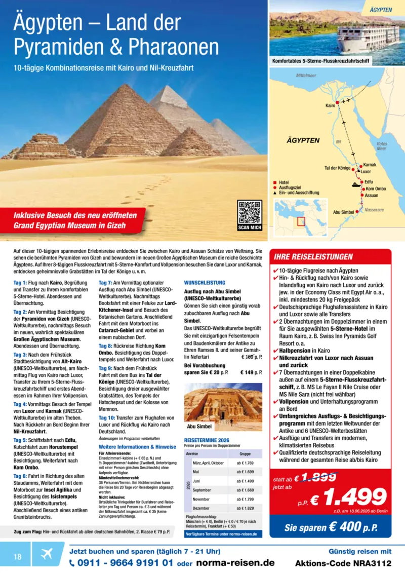 Norma-Reisen Prospekt vom 01.12.2025, Seite 18