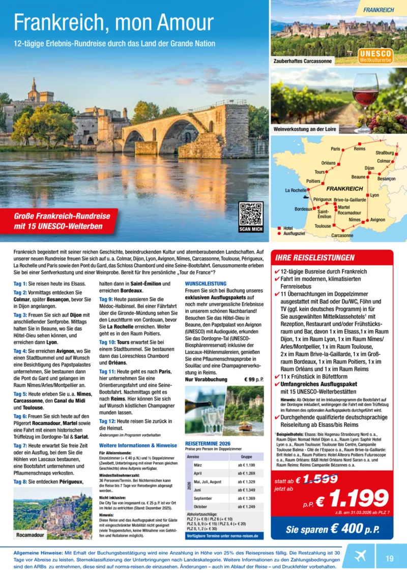 Norma-Reisen Prospekt vom 01.12.2025, Seite 19