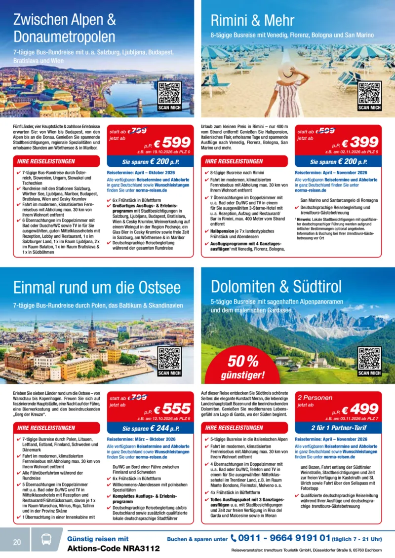 Norma-Reisen Prospekt vom 01.12.2025, Seite 20