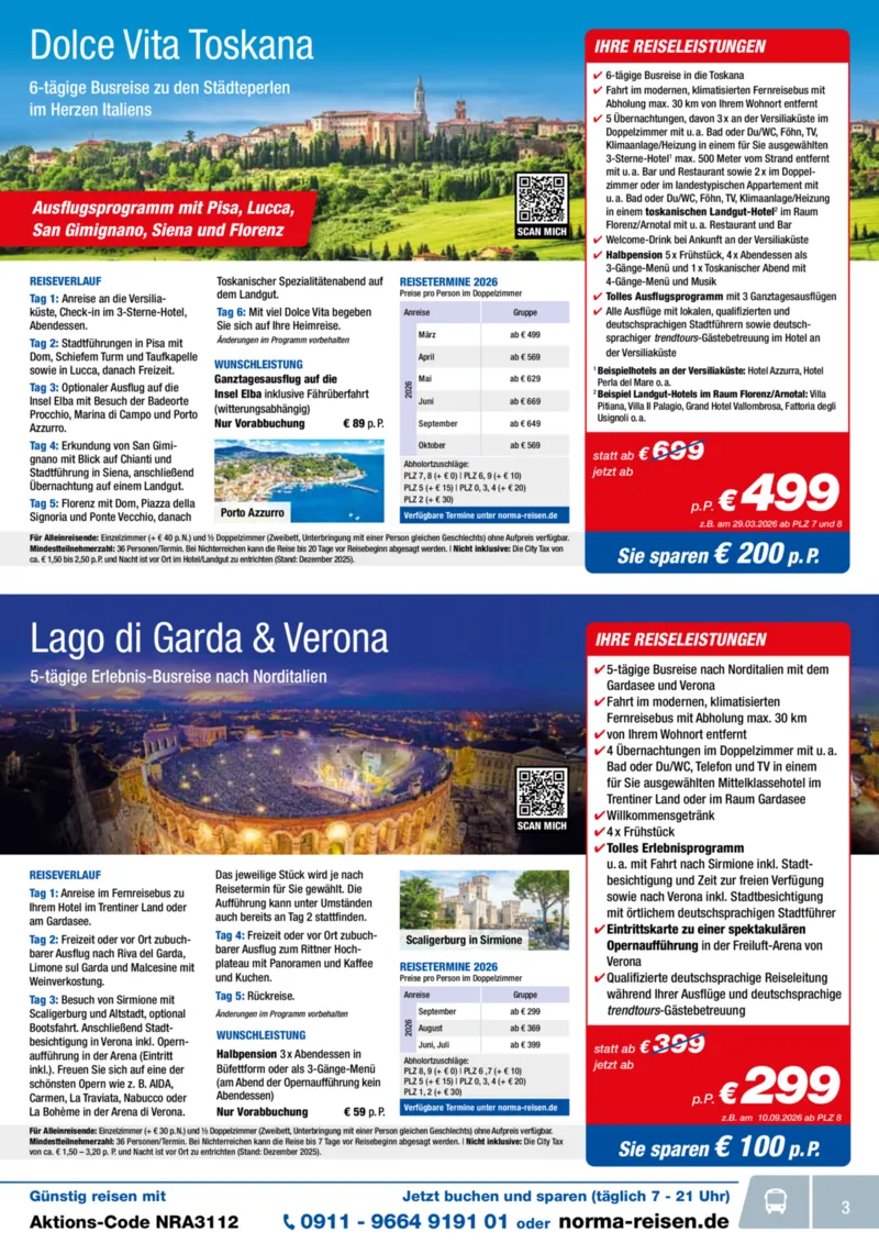 Norma-Reisen Prospekt vom 01.12.2025, Seite 3