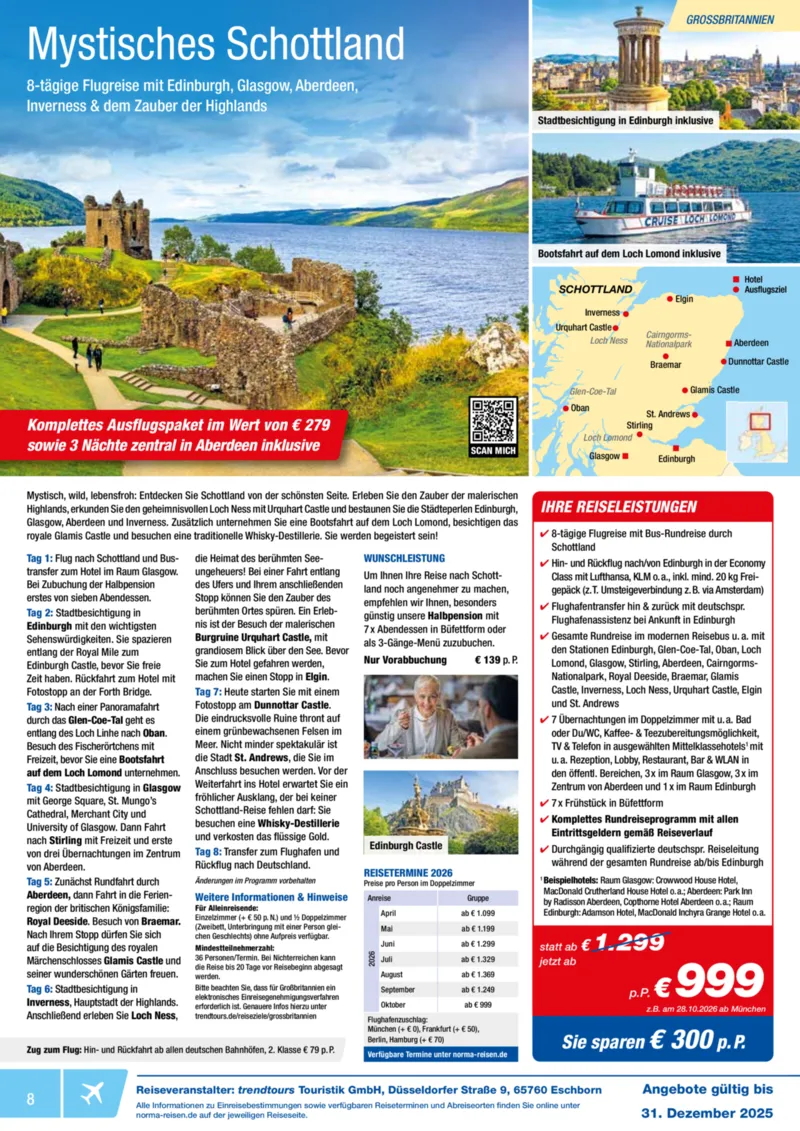 Norma-Reisen Prospekt vom 01.12.2025, Seite 8