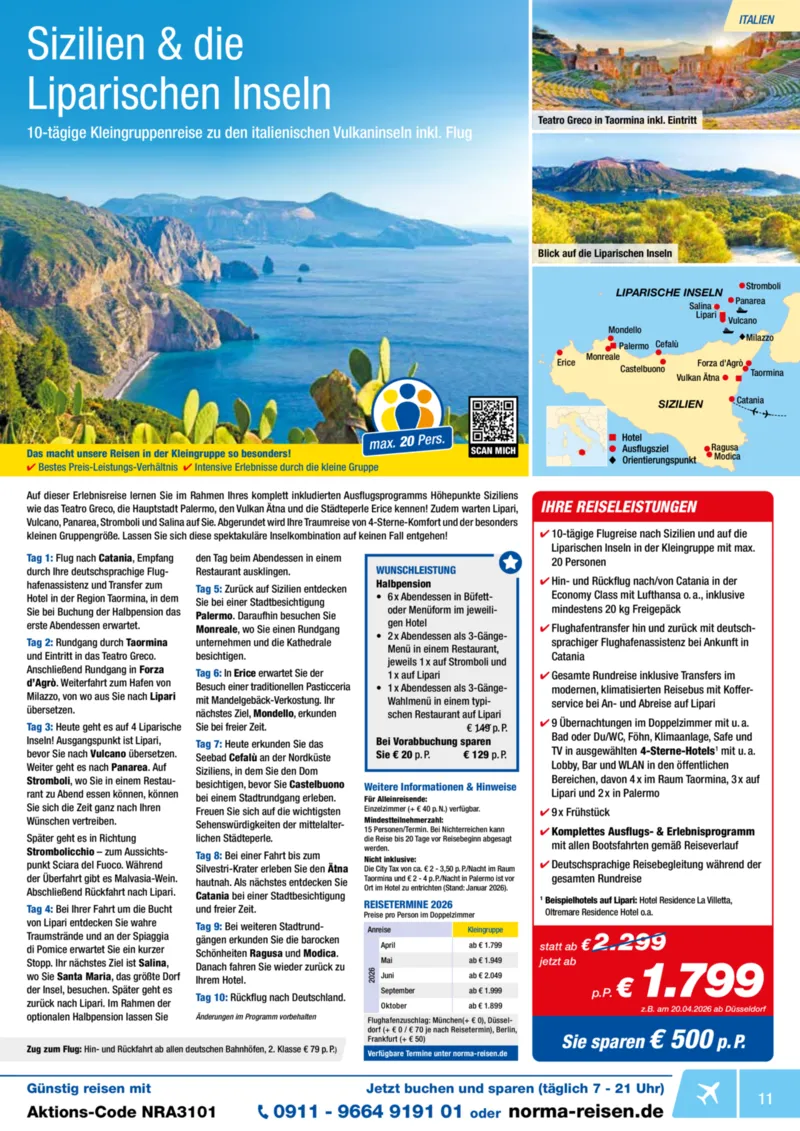 Norma-Reisen Prospekt vom 01.01.2026, Seite 11