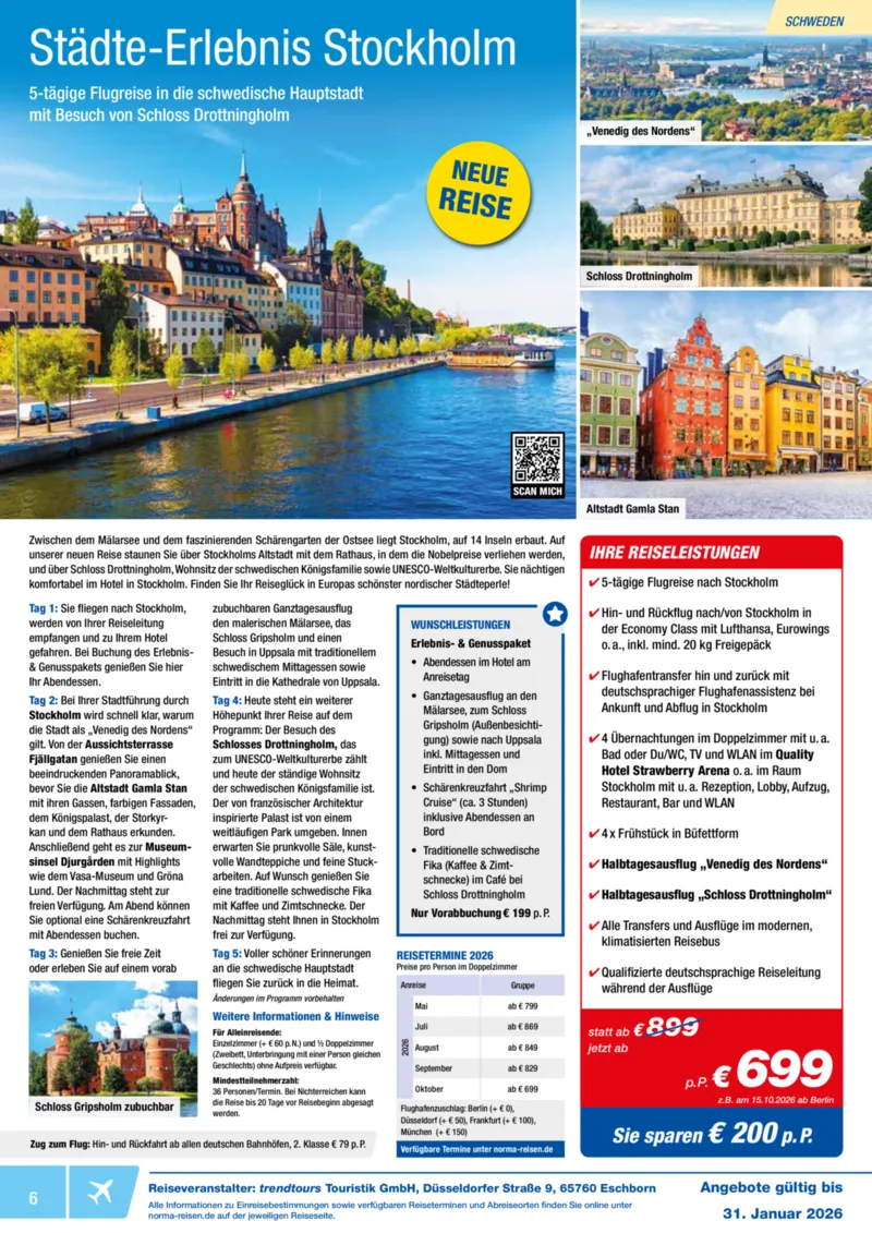 Norma-Reisen Prospekt vom 01.01.2026, Seite 6