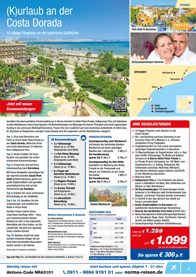 Norma-Reisen Prospekt vom 01.01.2026, Seite 7