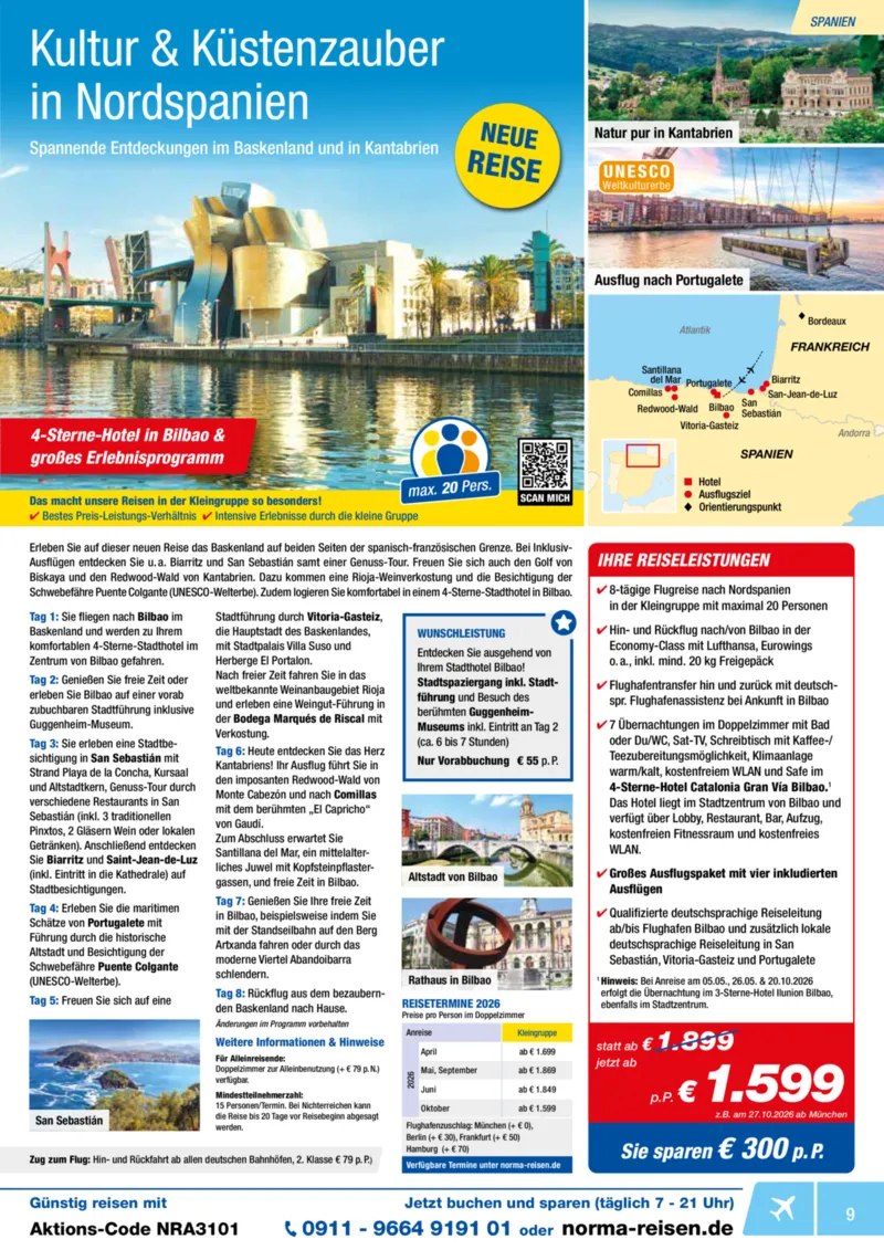 Norma-Reisen Prospekt vom 01.01.2026, Seite 9