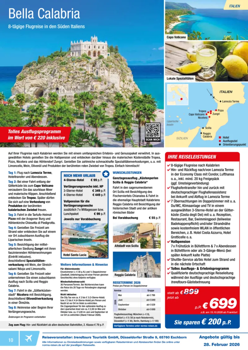 Norma-Reisen Prospekt vom 01.02.2026, Seite 10