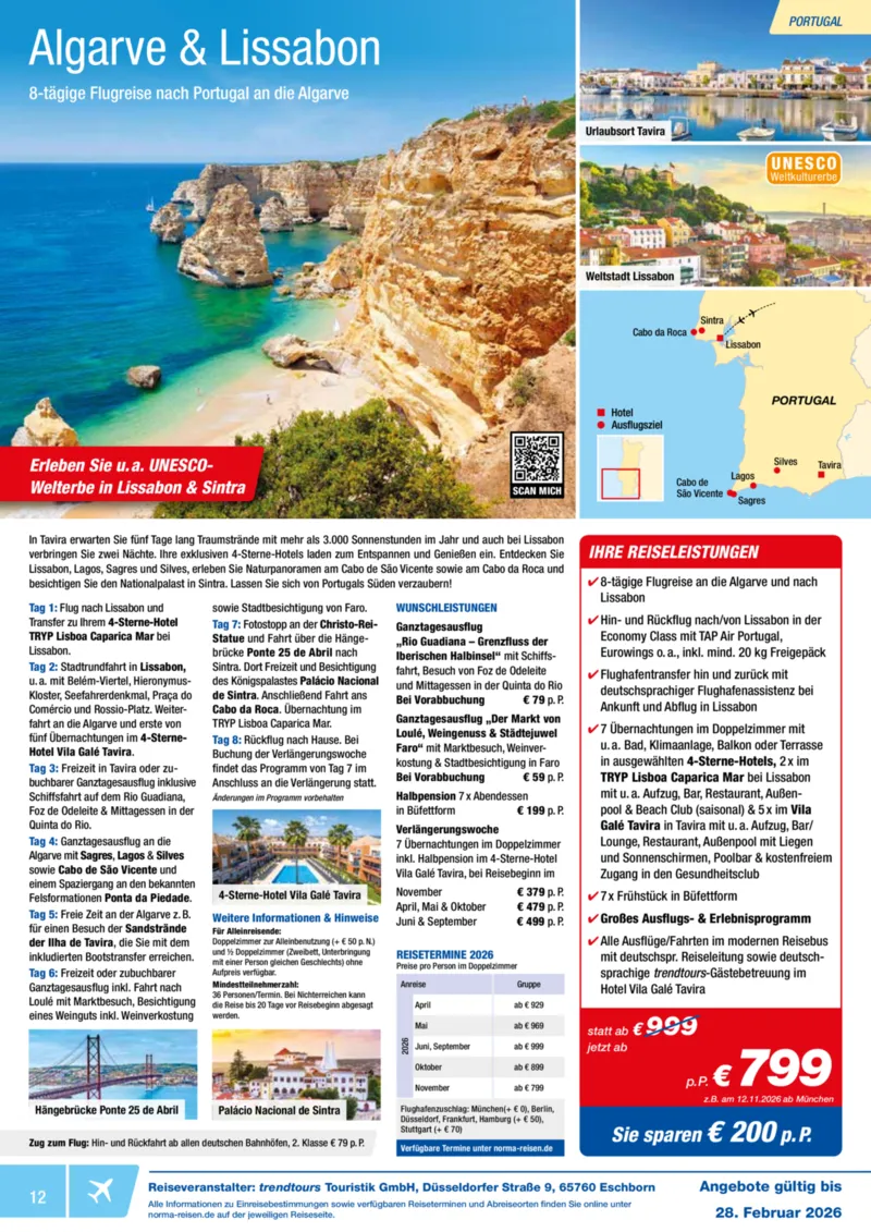 Norma-Reisen Prospekt vom 01.02.2026, Seite 12