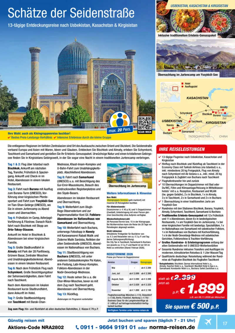 Norma-Reisen Prospekt vom 01.02.2026, Seite 17