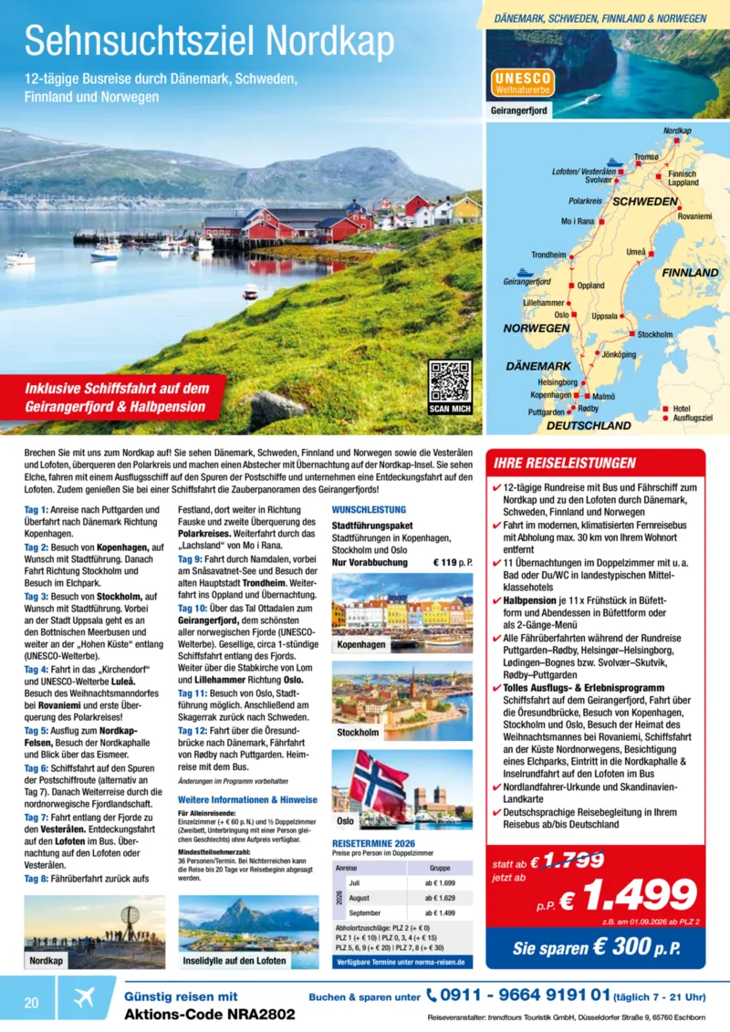 Norma-Reisen Prospekt vom 01.02.2026, Seite 20