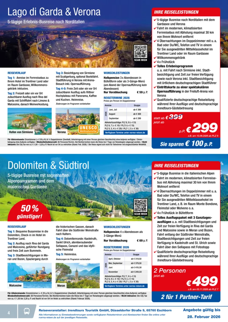 Norma-Reisen Prospekt vom 01.02.2026, Seite 4