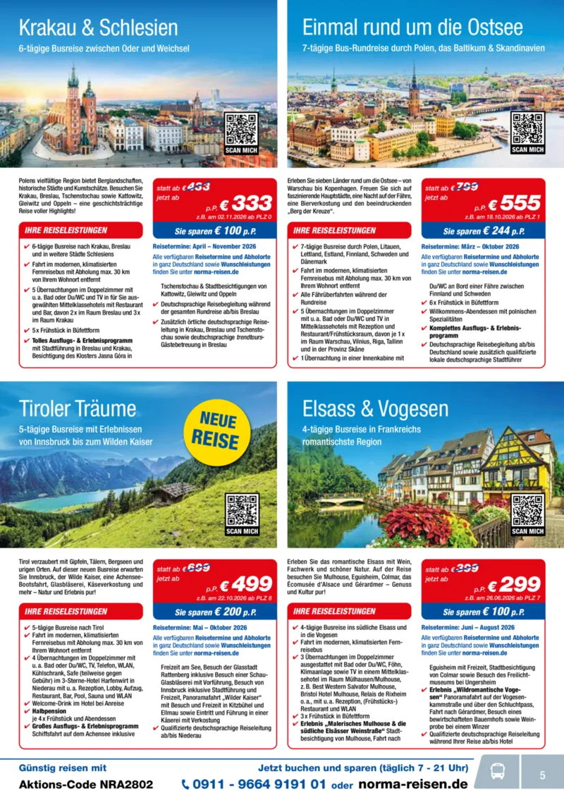 Norma-Reisen Prospekt vom 01.02.2026, Seite 5