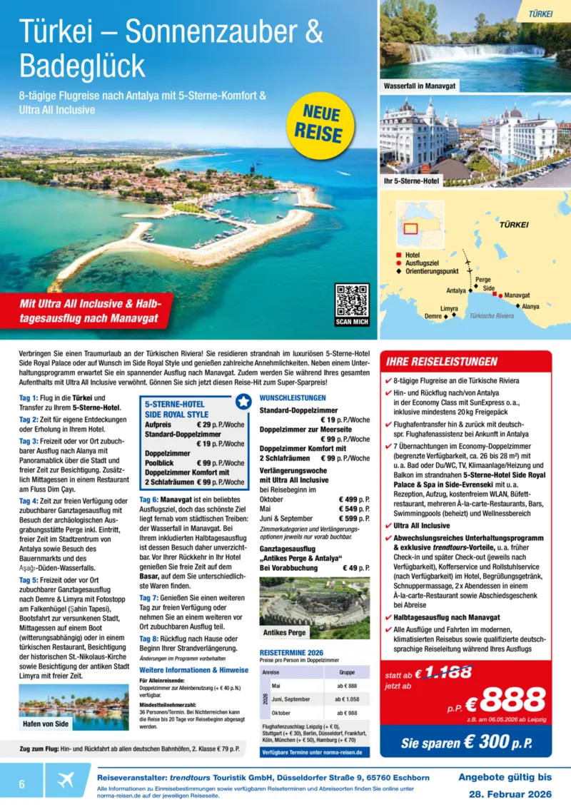 Norma-Reisen Prospekt vom 01.02.2026, Seite 6