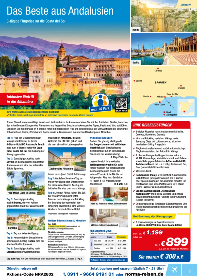 Norma-Reisen Prospekt vom 01.02.2026, Seite 9