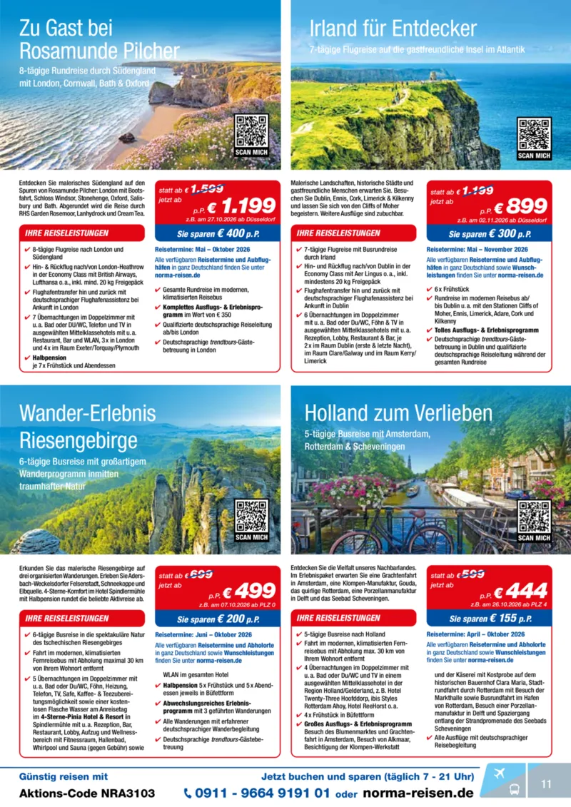 Norma-Reisen Prospekt vom 01.03.2026, Seite 11