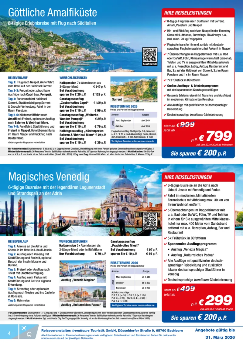 Norma-Reisen Prospekt vom 01.03.2026, Seite 4
