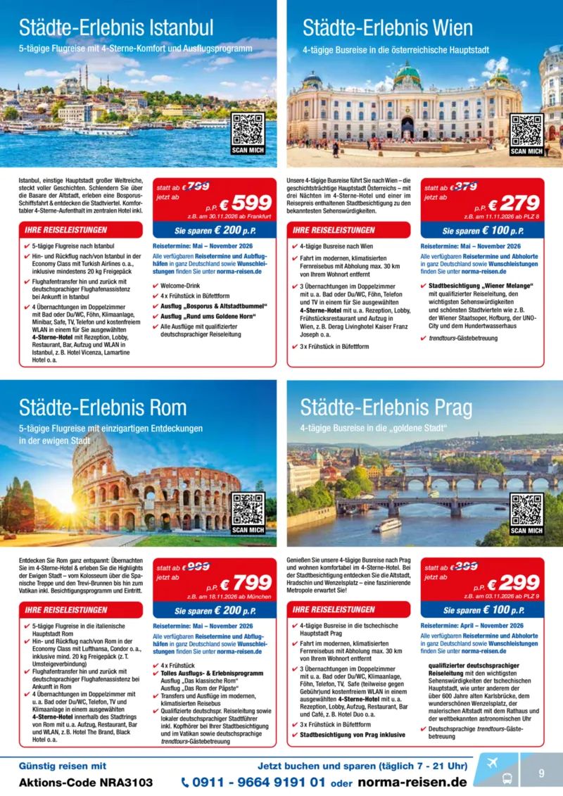 Norma-Reisen Prospekt vom 01.03.2026, Seite 9