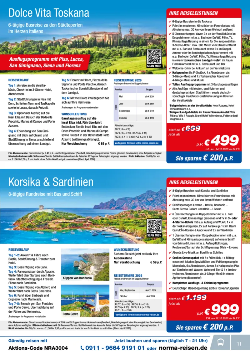 Norma-Reisen Prospekt vom 01.04.2026, Seite 11