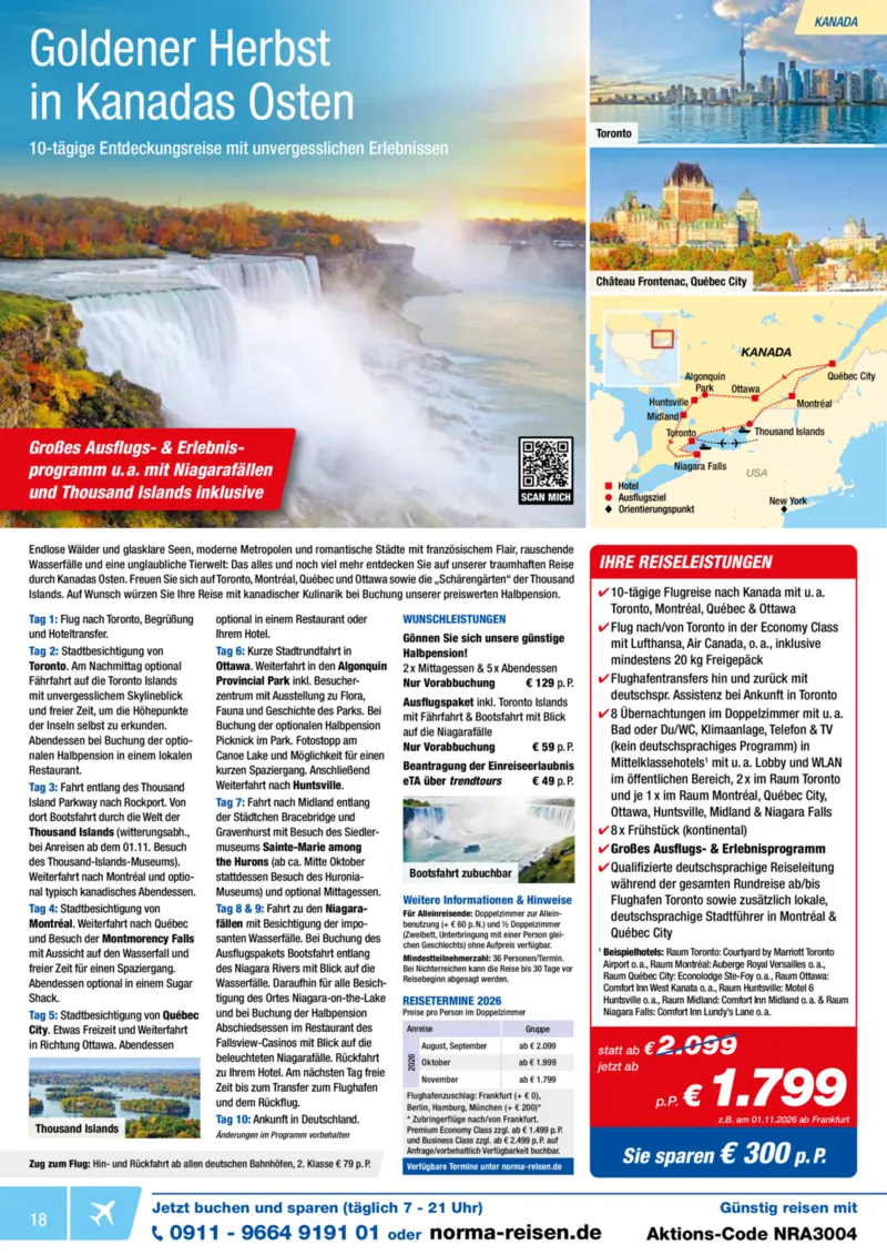 Norma-Reisen Prospekt vom 01.04.2026, Seite 18