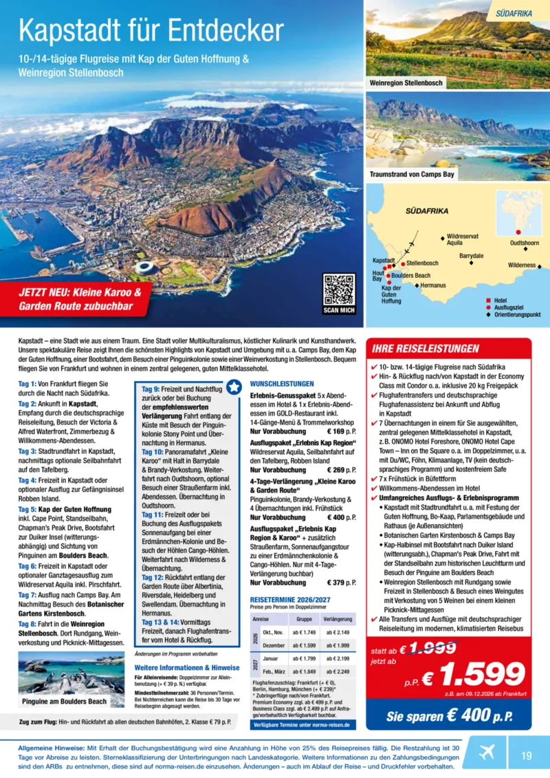 Norma-Reisen Prospekt vom 01.04.2026, Seite 19