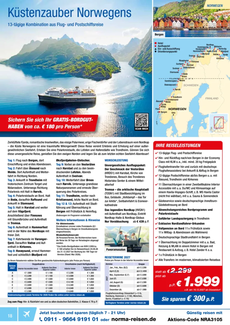 Norma-Reisen Prospekt vom 01.05.2026, Seite 18