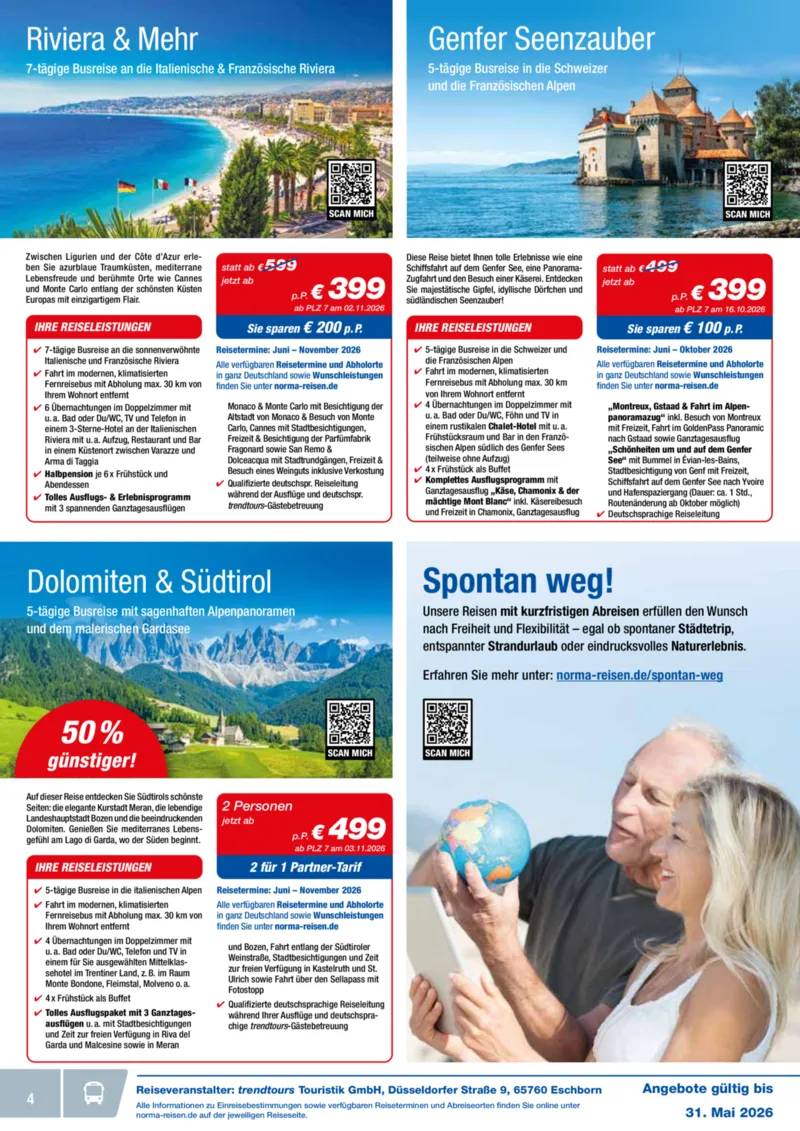 Norma-Reisen Prospekt vom 01.05.2026, Seite 4