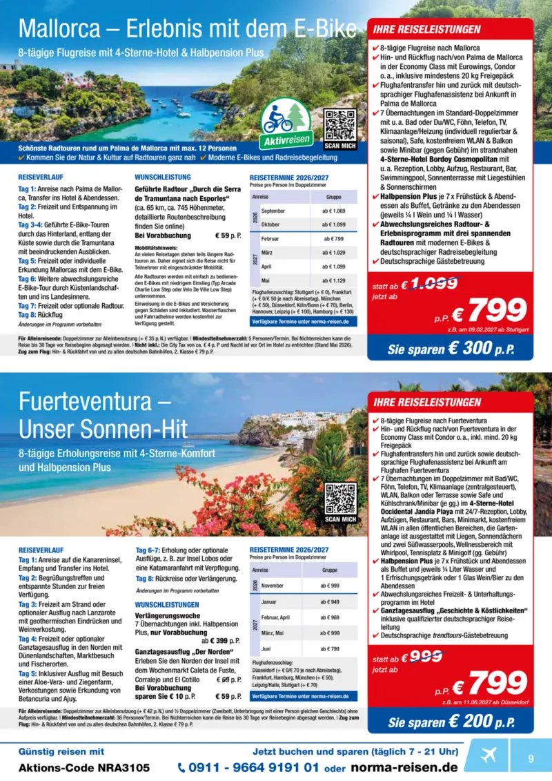 Norma-Reisen Prospekt vom 01.05.2026, Seite 9