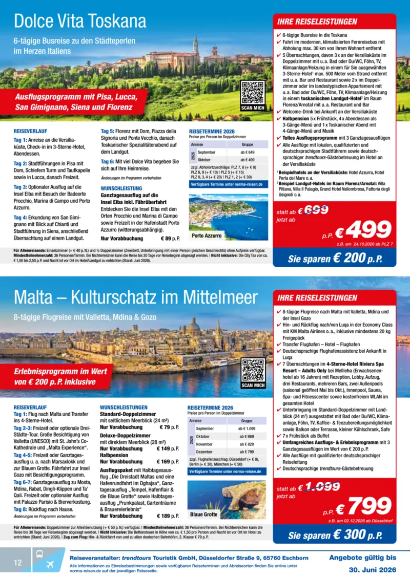 Norma-Reisen Prospekt vom 01.06.2026, Seite 12