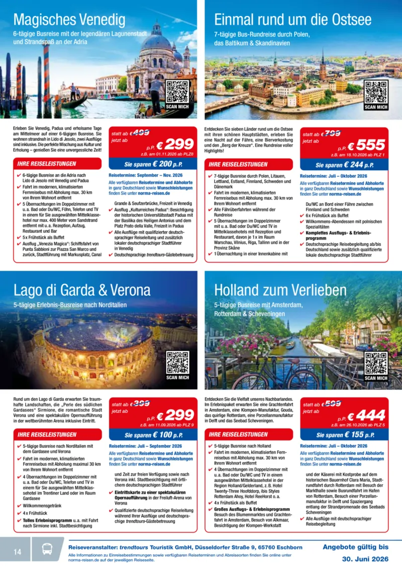 Norma-Reisen Prospekt vom 01.06.2026, Seite 14