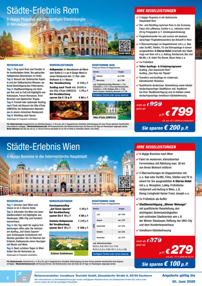 Norma-Reisen Prospekt vom 01.06.2026, Seite 6