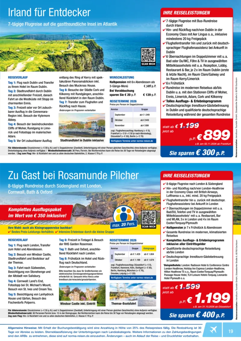 Norma-Reisen Prospekt vom 01.07.2026, Seite 19