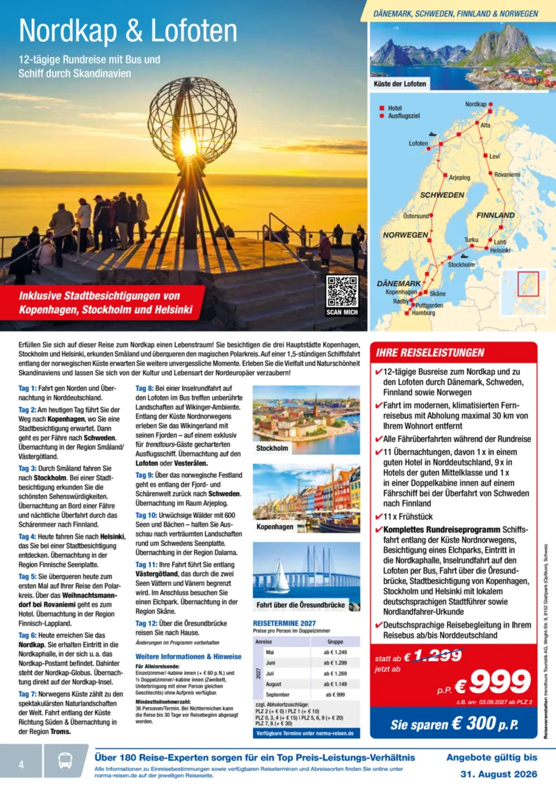 Norma-Reisen Prospekt vom 01.08.2026, Seite 4