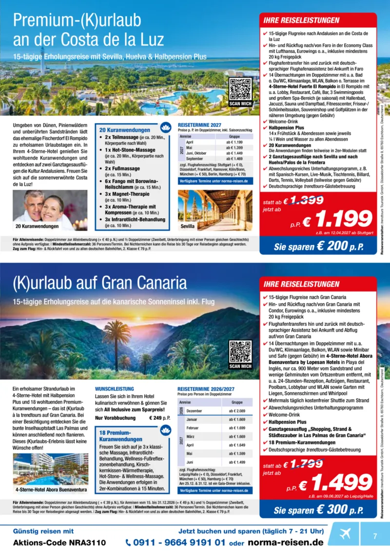 Norma-Reisen Prospekt vom 01.10.2026, Seite 7