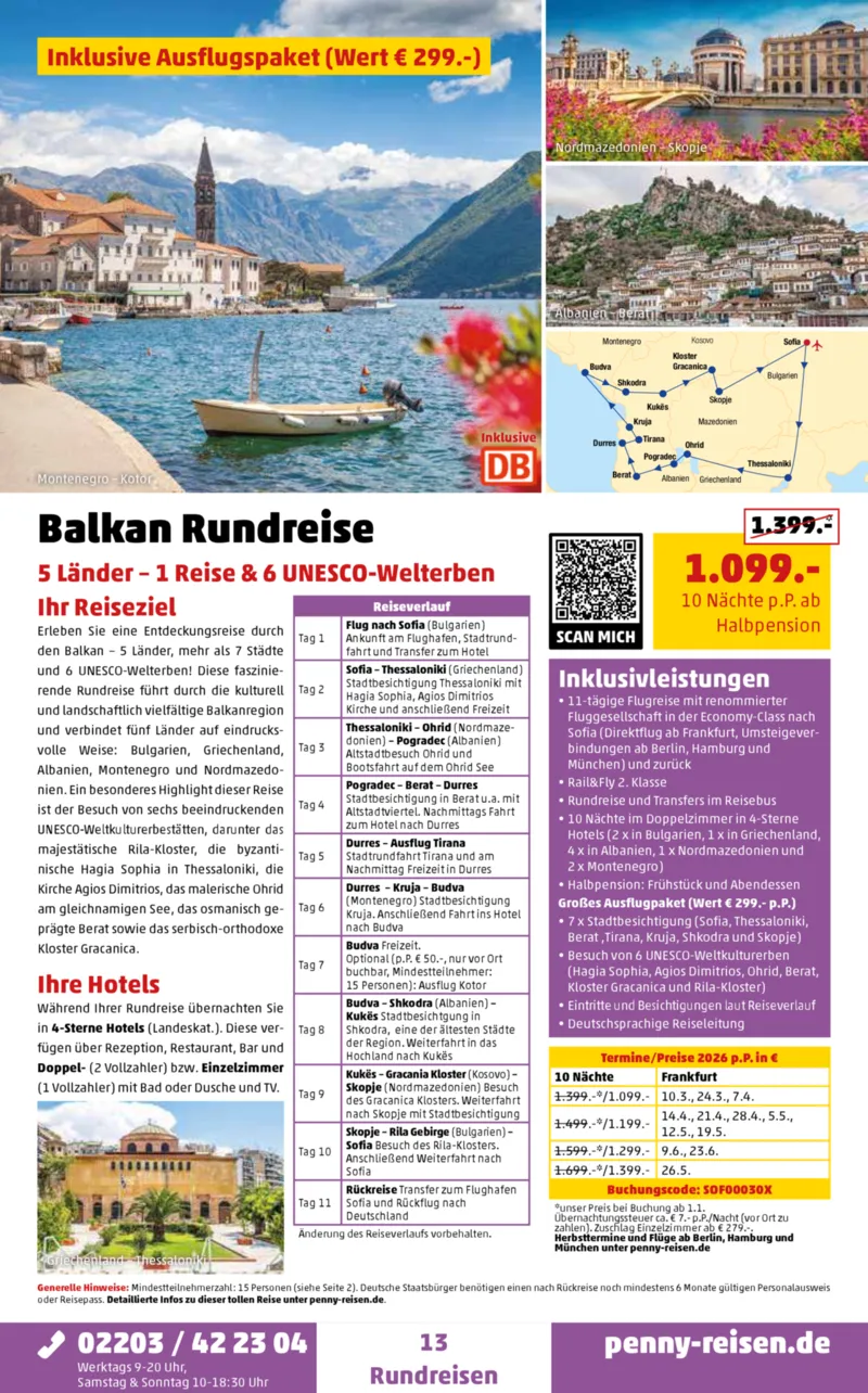 Penny-Reisen Prospekt vom 27.10.2025, Seite 13