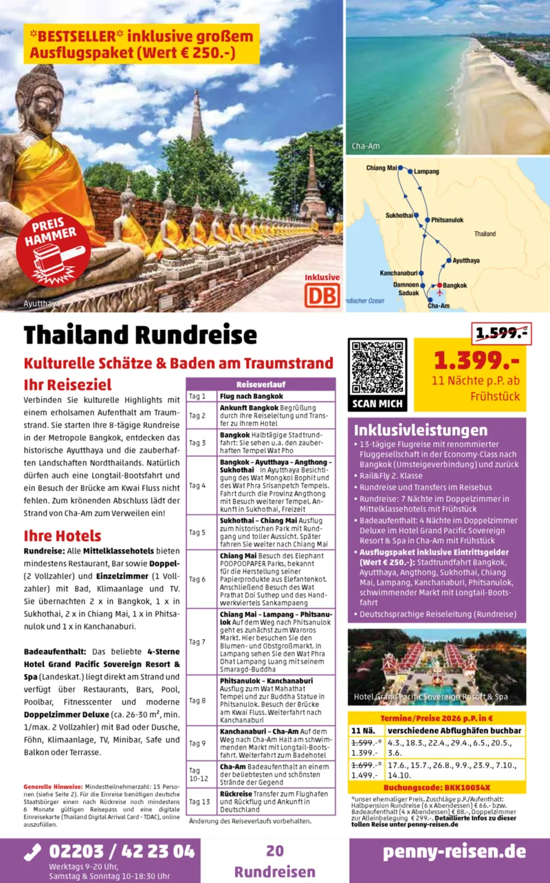 Penny-Reisen Prospekt vom 27.10.2025, Seite 20