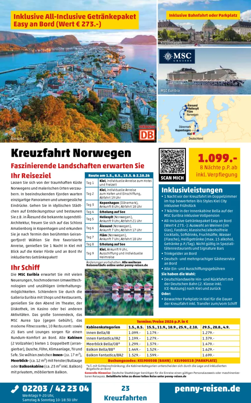 Penny-Reisen Prospekt vom 27.10.2025, Seite 23