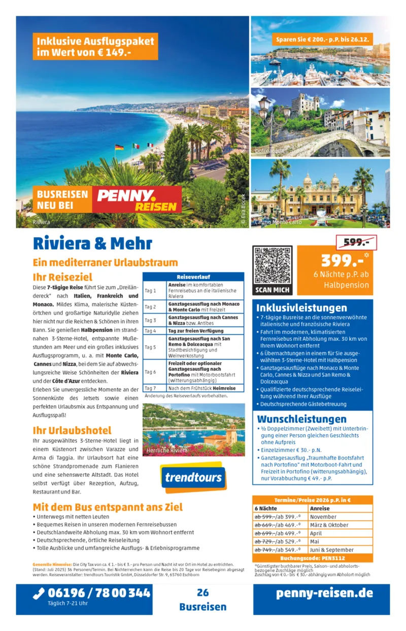Penny-Reisen Prospekt vom 27.10.2025, Seite 26