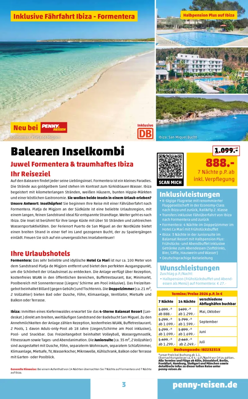 Penny-Reisen Prospekt vom 27.10.2025, Seite 3